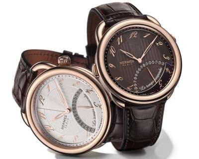 Часы Hermès Arceau Le temps Suspendu в розовом золоте