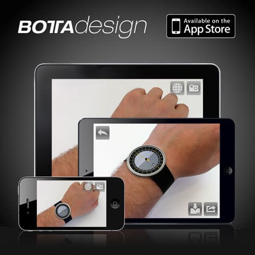 Часы Botta-Design можно примерить по телефону