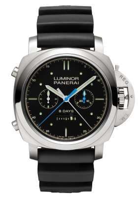 Часы Panerai Luminor 1950 Rattrapante 8 Days Titanio