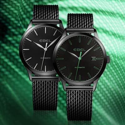 Часы Ebel 100 на стальном плетенном браслете
