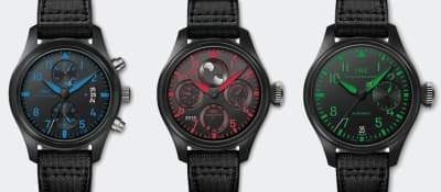 IWC Pilot's Watch Top Gun с цветными акцентами
