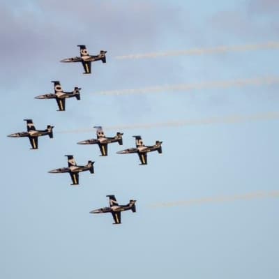 Breitling Jet Team выступили на МАКС в Жуковском