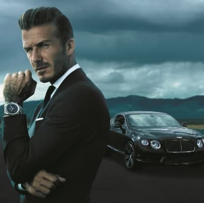 Дэвид Бекхэм снялся в рекламе Breitling for Bentley