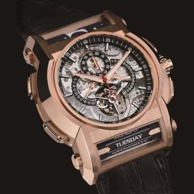 Часы Chapter One Round Transparence от Maîtres du Temps