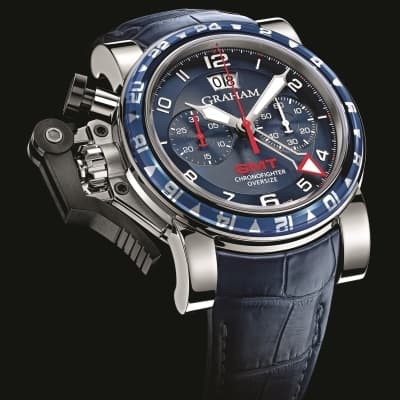 Часы Chronofighter Oversize GMT Blue от Graham