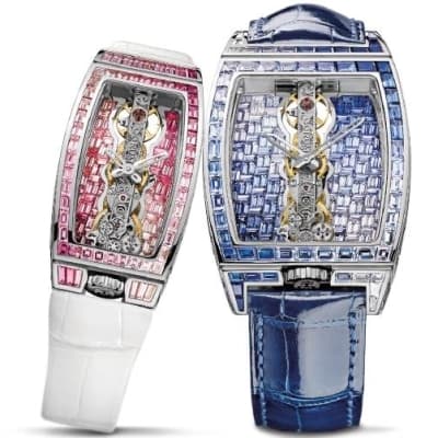 Часы Corum Golden Bridge и Miss Golden Bridge