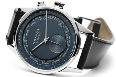 Часы Nomos Glashütte Zurich Worldtimer True Blue