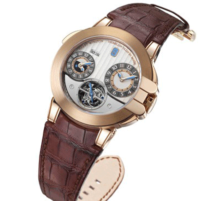 Двойное время часов Harry Winston