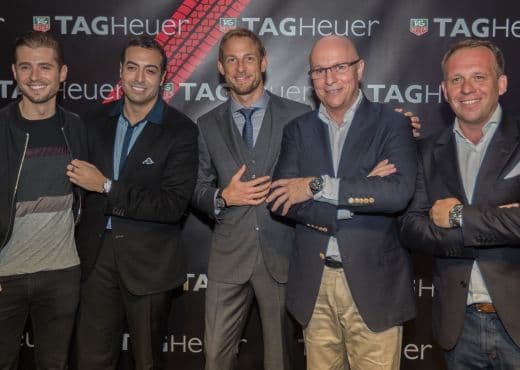Дженсон Баттон представил часы TAG Heuer с кречетами