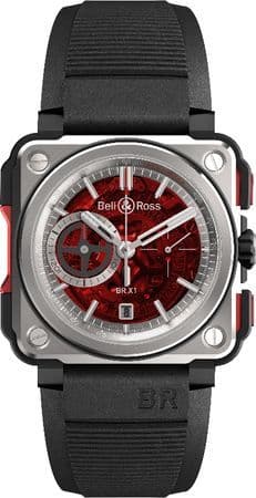 Красная версия BR-X1-Skeleton Chronograph от Bell & Ross