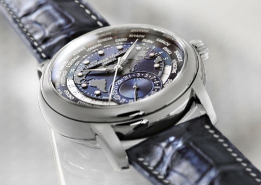 Синий циферблат для Worldtimer Manufacture от Frederique Constant
