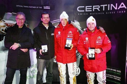 Лимитированная модель Certina, посвященная чемпионату WRC
