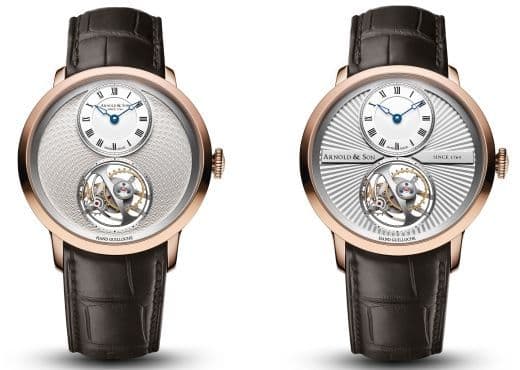 Гильошированные циферблаты часов Arnold & Son UTTE