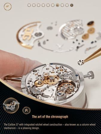 Приложение Glashutte Original, посвященное калибру 37