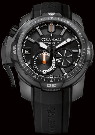 Черный вариант часов Graham Prodive