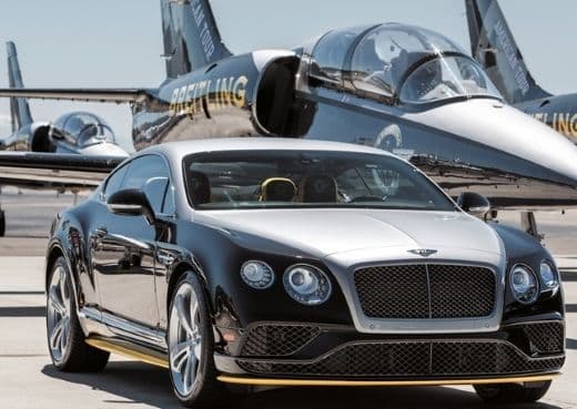 Автомобили Bentley, вдохновленные самолетами команды Breitling