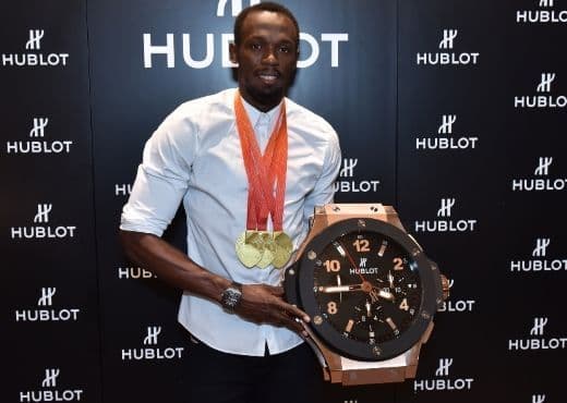 Усэйн Болт посетил лондонский бутик Hublot