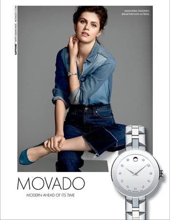 Александра Даддарио представит часы Movado