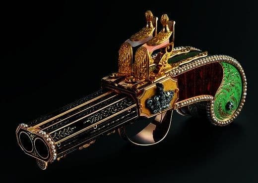 Отреставрированный пистолет с поющей птичкой от Parmigiani Fleurier