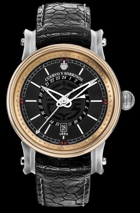 Часы Torpedo Pirata GMT от Cuervo y Sobrinos