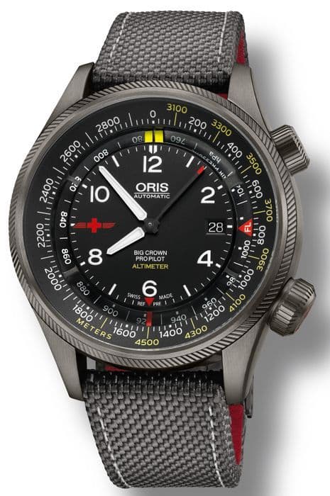 Oris выпустила автоматические часы с механическим высотомером