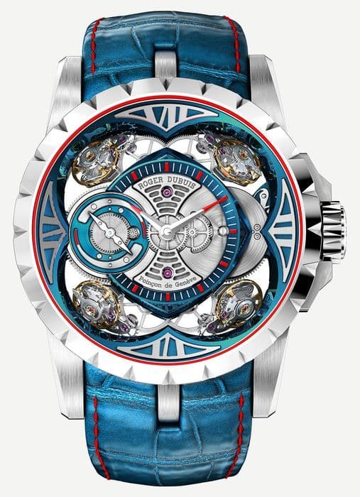 Новая версия часов Roger Dubuis с четырьмя модулями баланс-спираль