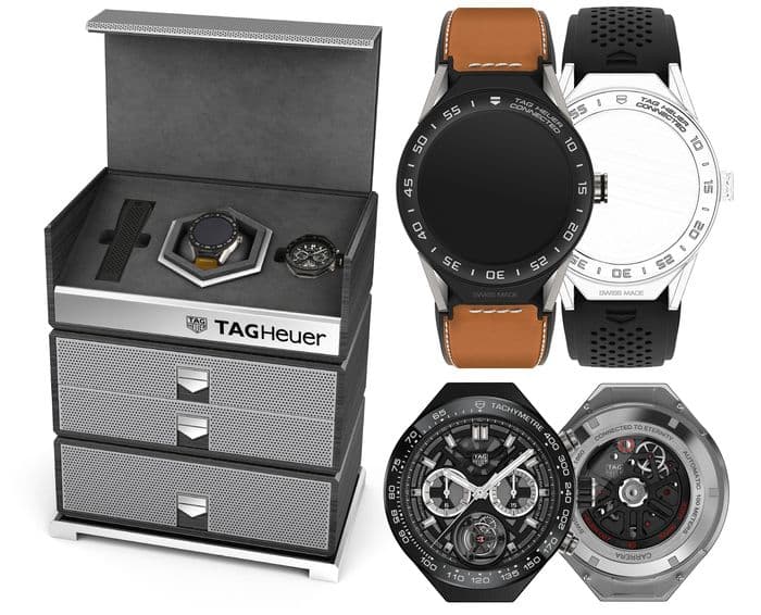 TAG Heuer соединил TAG Heuer Connected Modular 45 и Heuer-02 Tourbillon в одном наборе