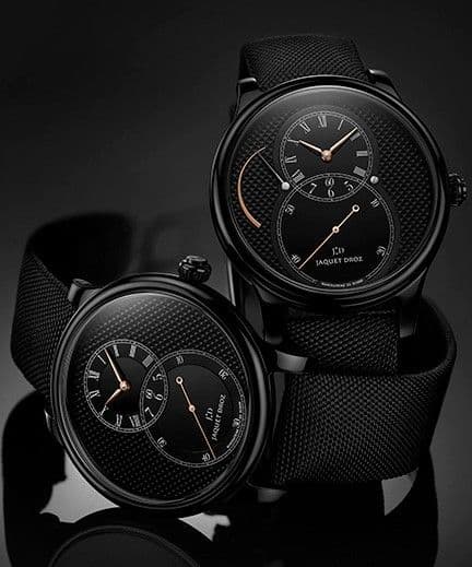 Jaquet Droz выпускает часы из белой и черной керамики