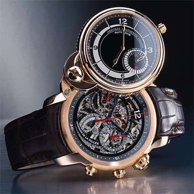 Michel Jordi: Twins Squelette Red Gold
