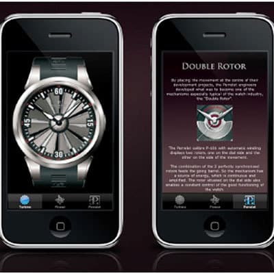 Двойной ротор часов Perrelet для iPhone