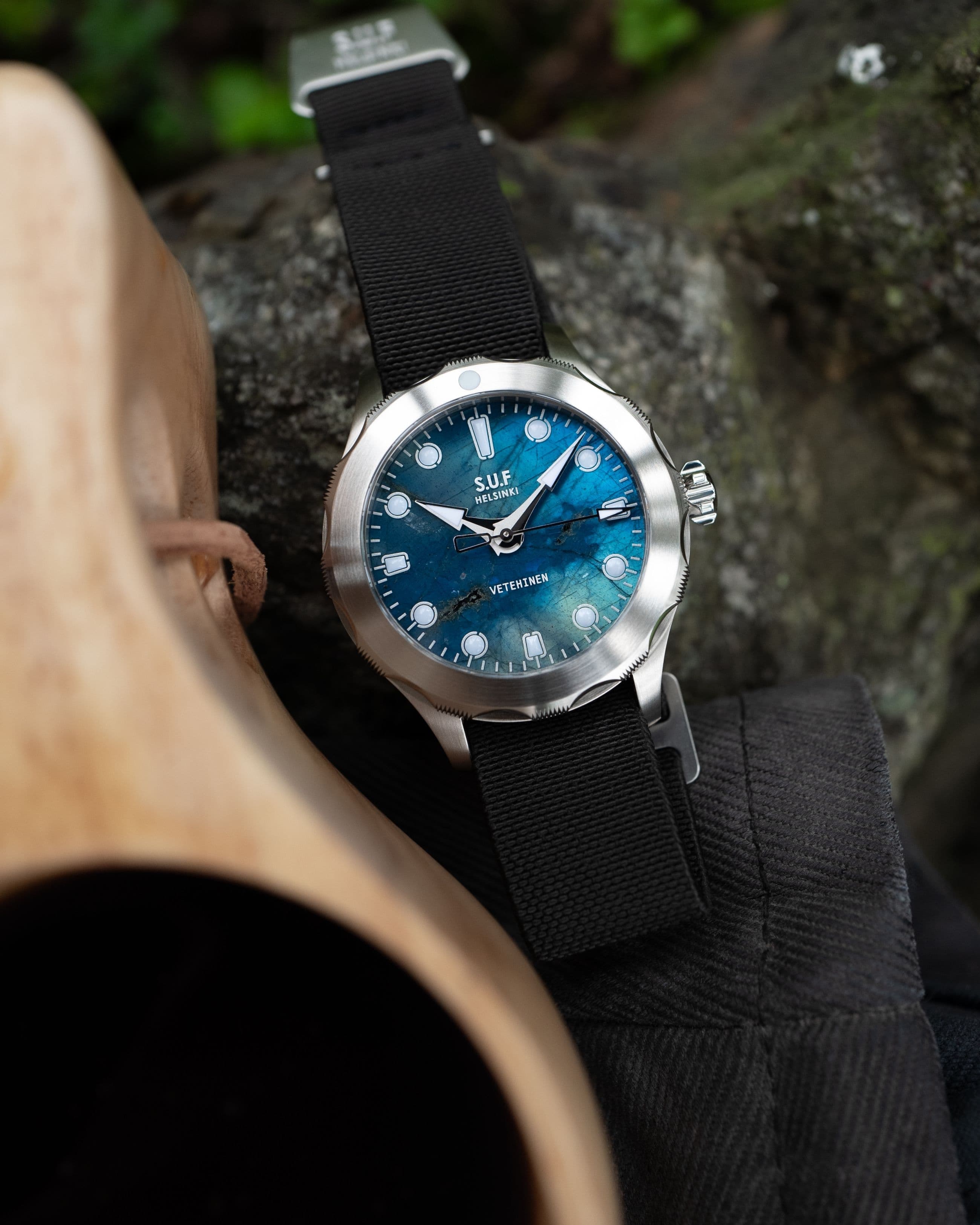 S.U.F Helsinki Vetehinen Blue Spectrolite