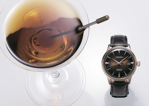 Часы Presage Cocktail Time Manhattan SRPB46J с калибром 4R35