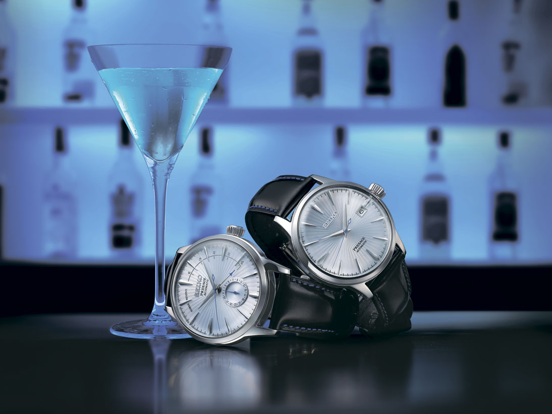 Часы Presage Cocktail Time Sky Diving SSA343J и SRPB43J с калибром 4R57 и 4R35