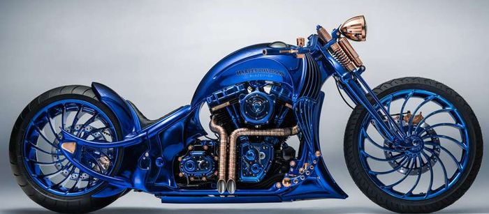Мотоцикл Harley-Davidson Blue Edition