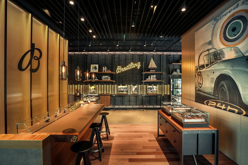 Дизайн бутика Breitling в Пекине