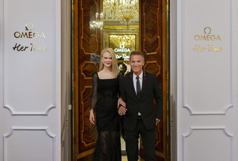 Николь Кидман открыла выставку часов Omega в Санкт-Петербурге