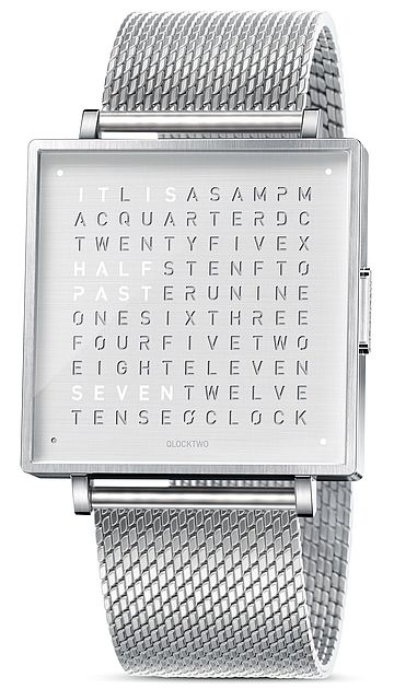 Часы QLOCKTWO W39 от B & F Manufacture