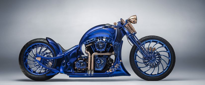 Мотоцикл Harley-Davidson Blue Edition 