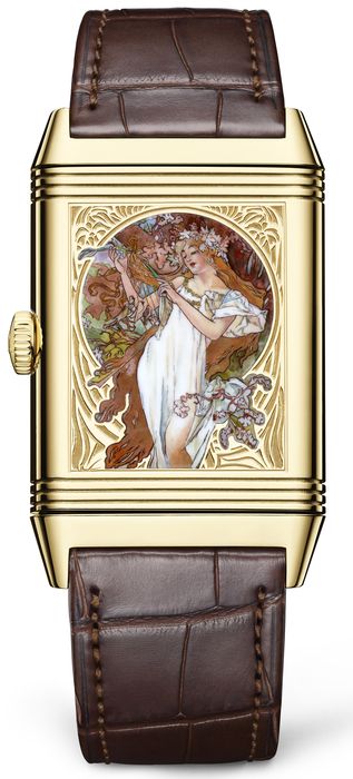 Часы Jaeger-LeCoultre Reverso Tribute Enamel Alfons Mucha Spring