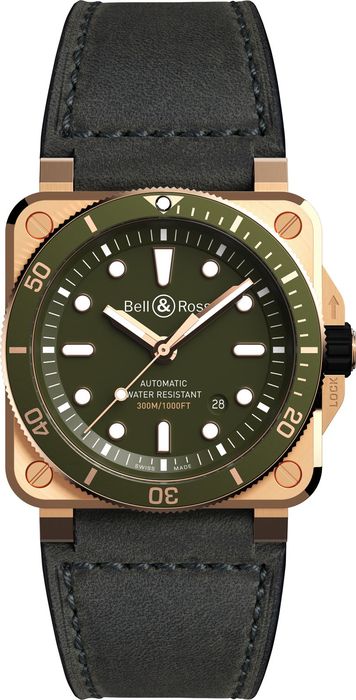 Часы Bell & Ross BR 03-92 Diver Green Bronze