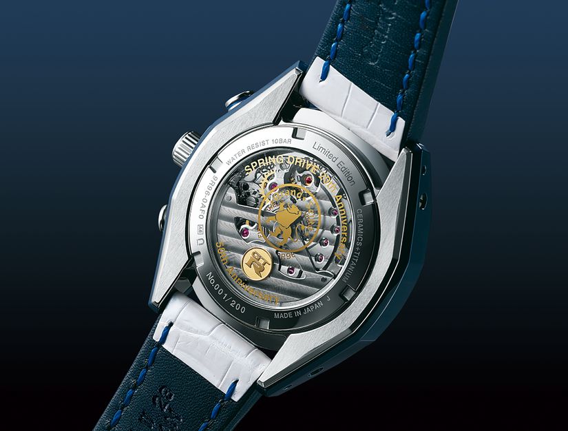 Часы Grand Seiko Spring Drive 20th & NISSAN GT-R 50th Anniversary Limited Edition