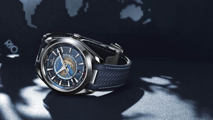 Часы Omega Seamaster Aqua Terra Worldtimer 