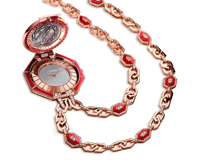 Часы Bvlgari Monete High-Jewellery Pendant Secret Watch