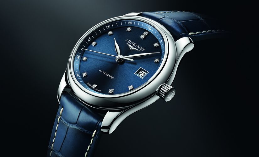 Часы Longines Master Collection с синим циферблатом