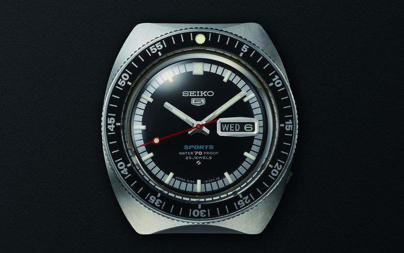 Первые часы Seiko 5 Sports 1968 года