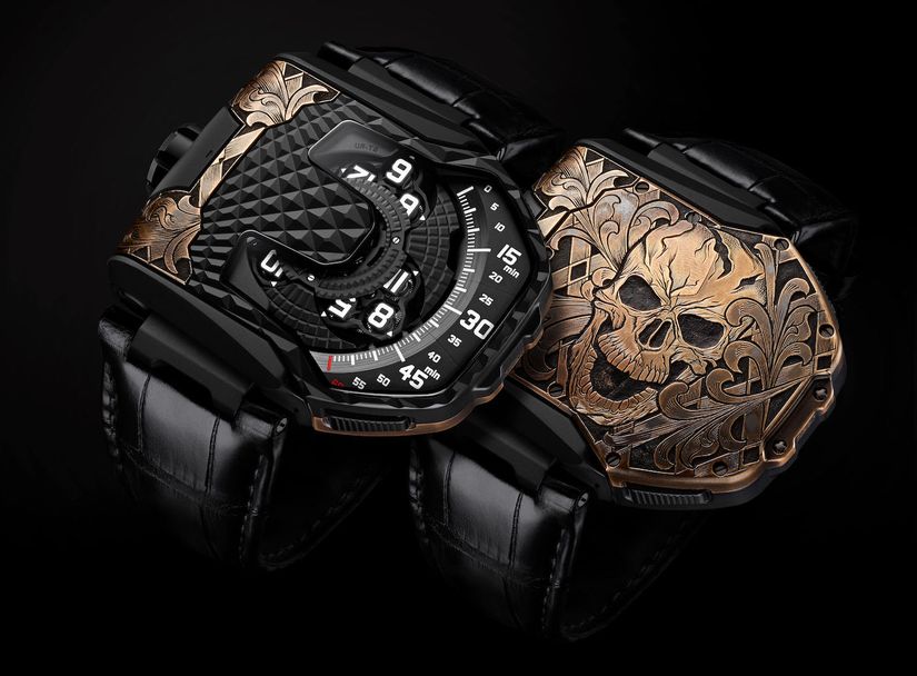 Часы Urwerk UR-T8 Skull Watch