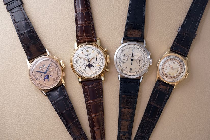 Часы Patek Philippe 1518, 2499, 1579 и 96HU