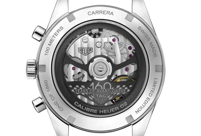 Механизм TAG Heuer Carrera 160 Years Silver Dial Limited Edition