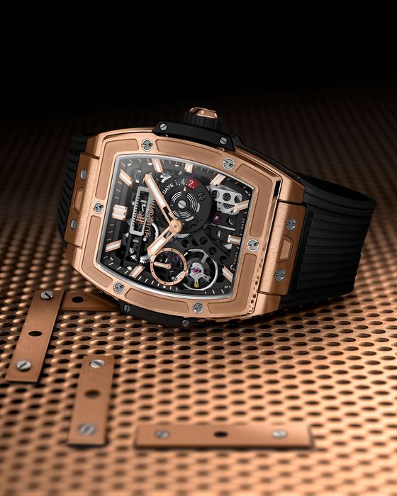 Часы Hublot Spirit Of Big Bang Meca-10 в золоте