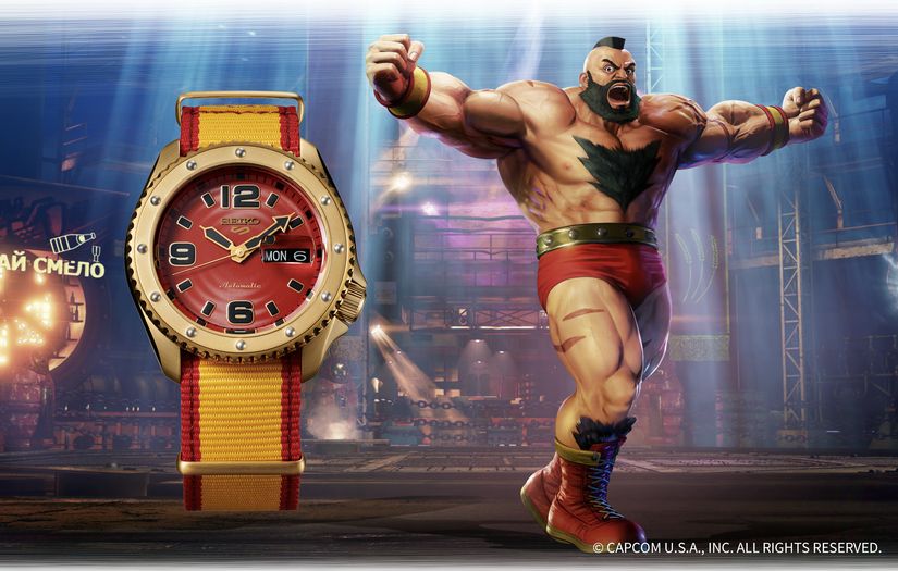 Часы Seiko 5 Sports Street Fighter V 